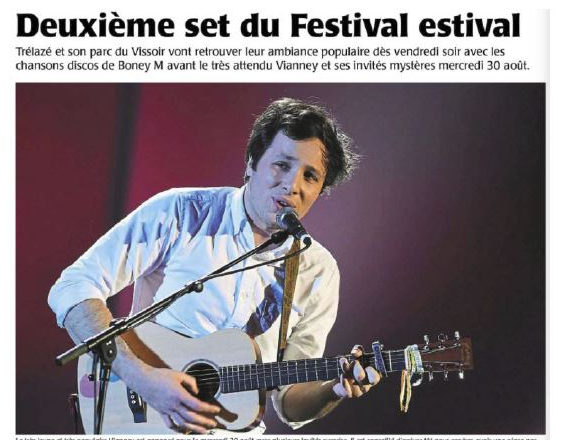 Image de l'article Reprise du Festival Estival !!!