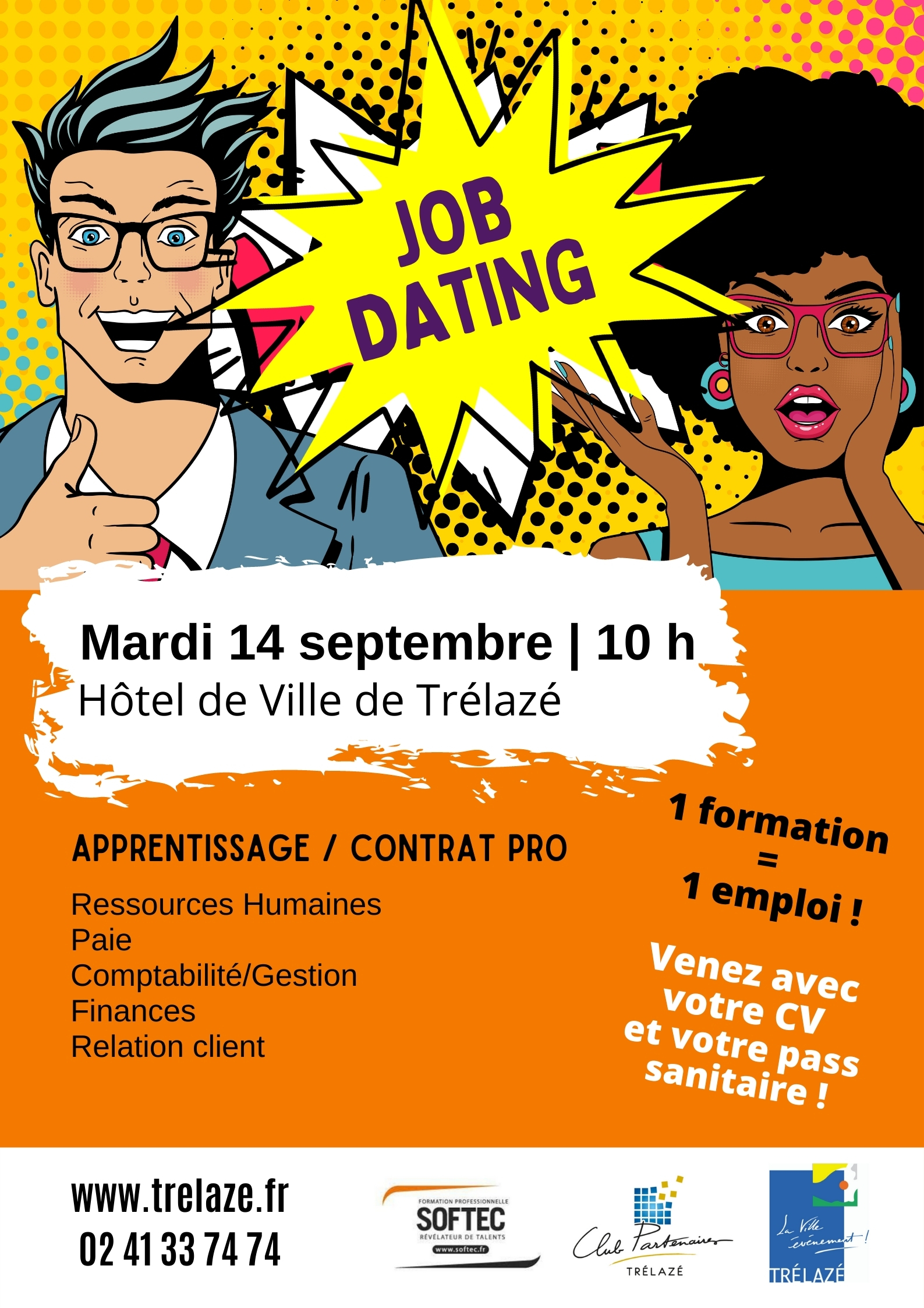 Image de l'évènement Rencontre Job dating pour les demandeurs d’emploi