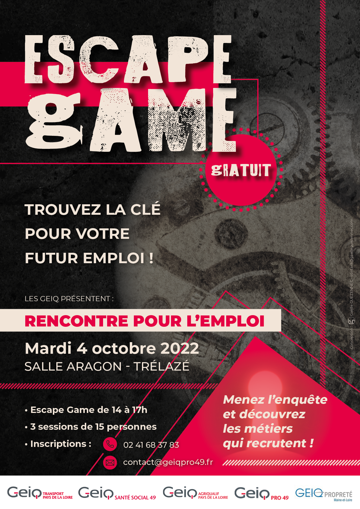 Image de l'évènement Escape Game – Rencontre pour l’emploi