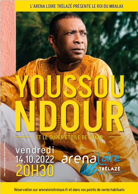 Image de l'article YOUSSOU N’DOUR en concert à l’Arena Loire Trélazé le 14 Octobre !
