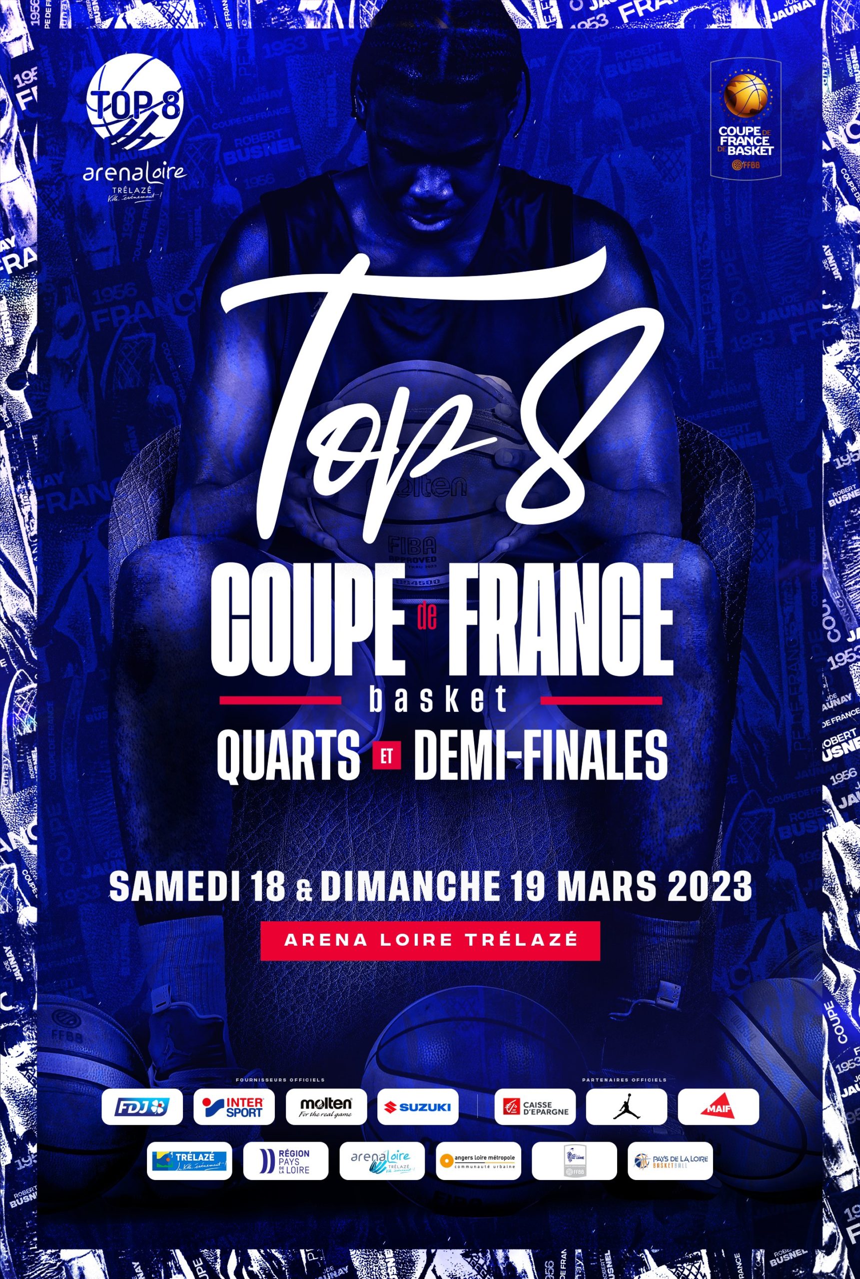 Image de l'évènement Top 8 : coupe de France de basket (quarts et demi-finales)