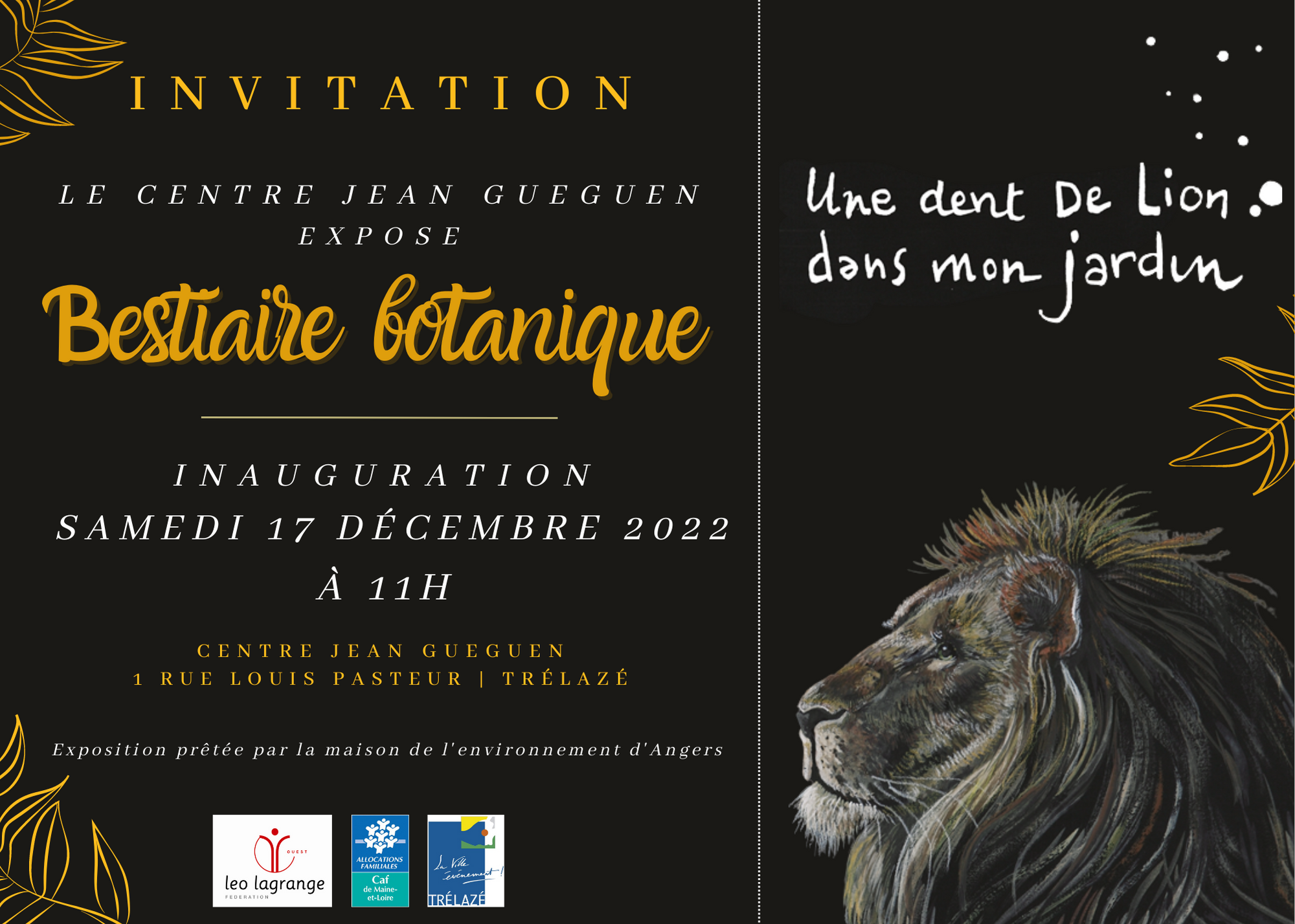 Image de l'évènement Inauguration exposition « les bestiaires botaniques »