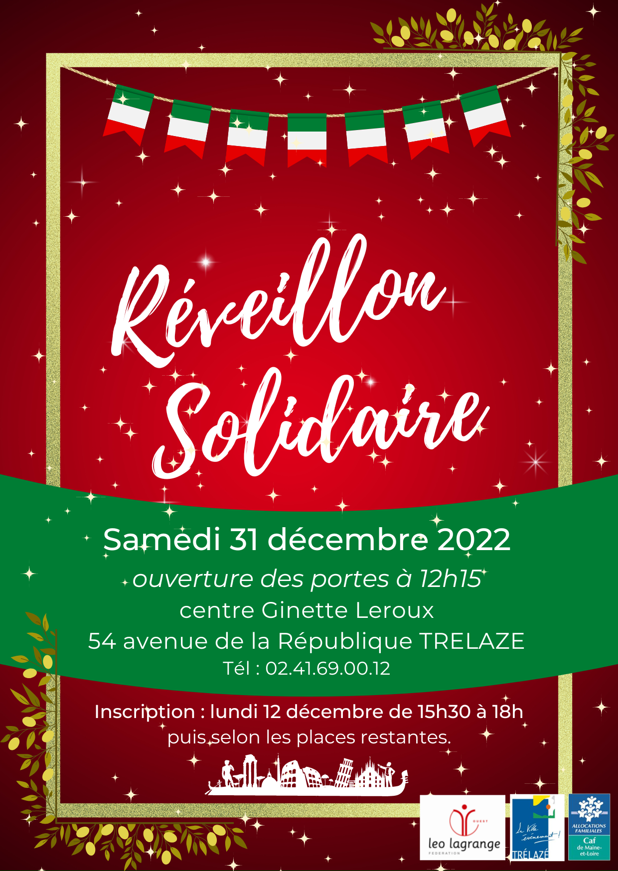 Image de l'évènement Réveillon solidaire 2022