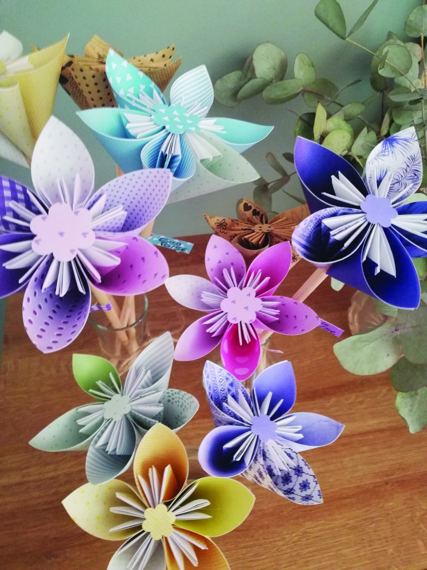 Image de l'évènement Atelier fleur en origami / COMPLET