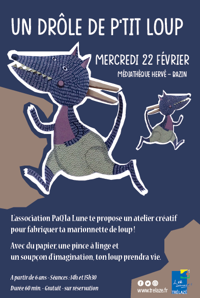 Image de l'évènement Un drôle de p’tit loup