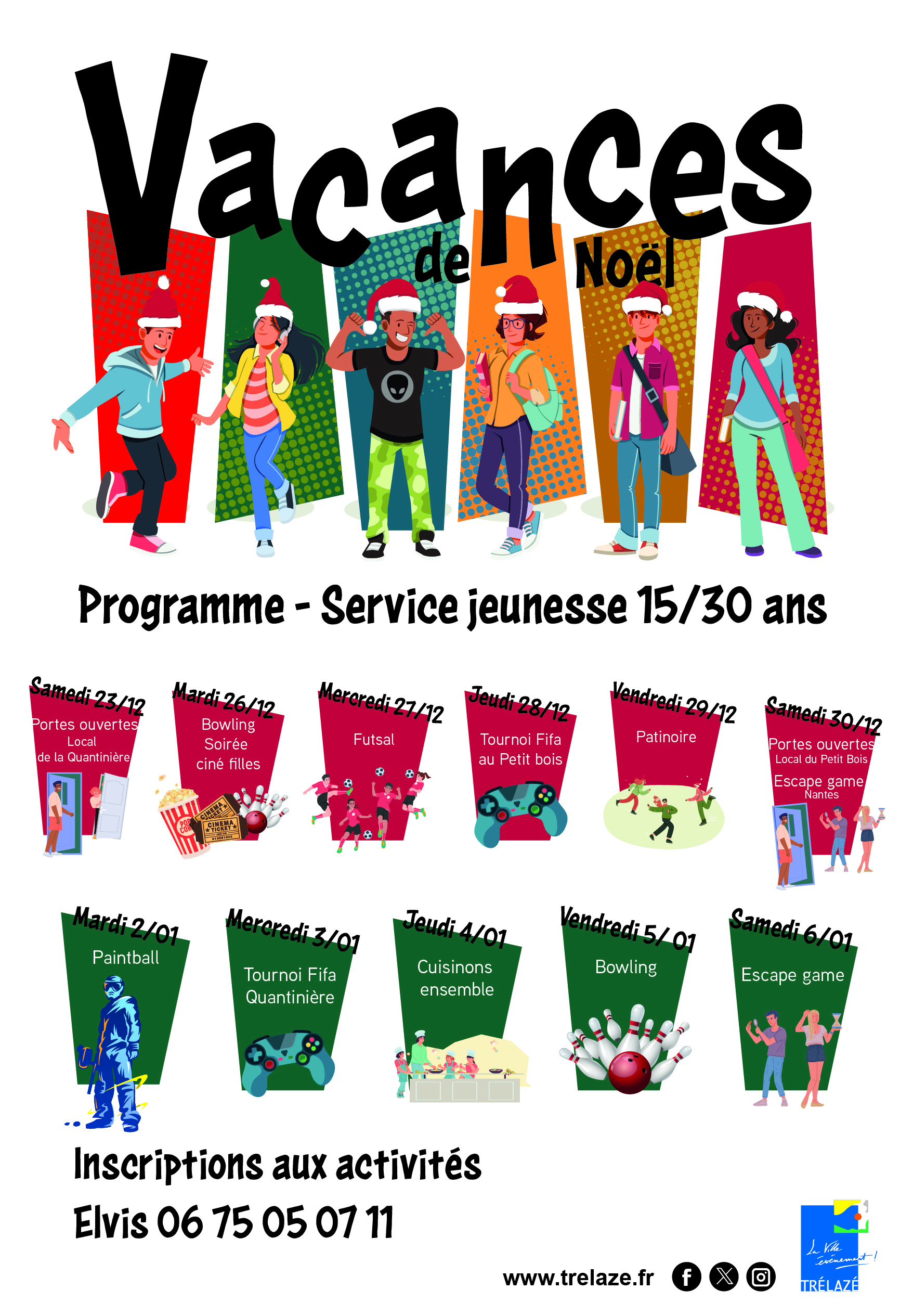 Image de l'évènement Programme des vacances de Noël (15-30 ans)