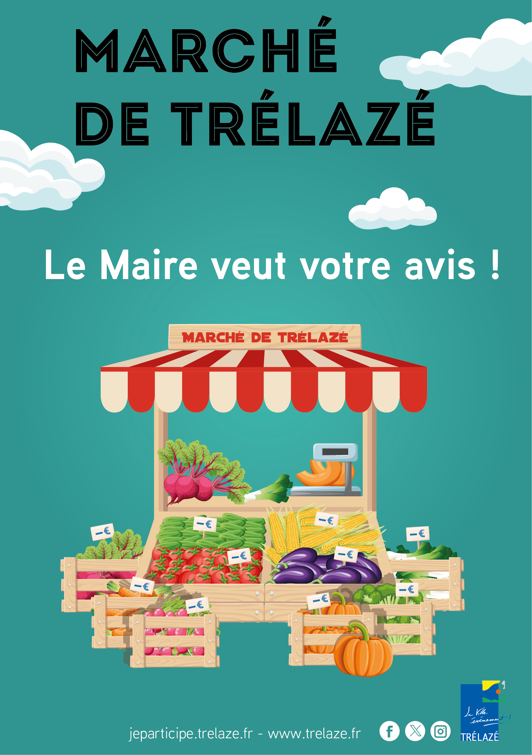 Image de l'article Marché de Trélazé : une concertation pour choisir le lieu d’implantation