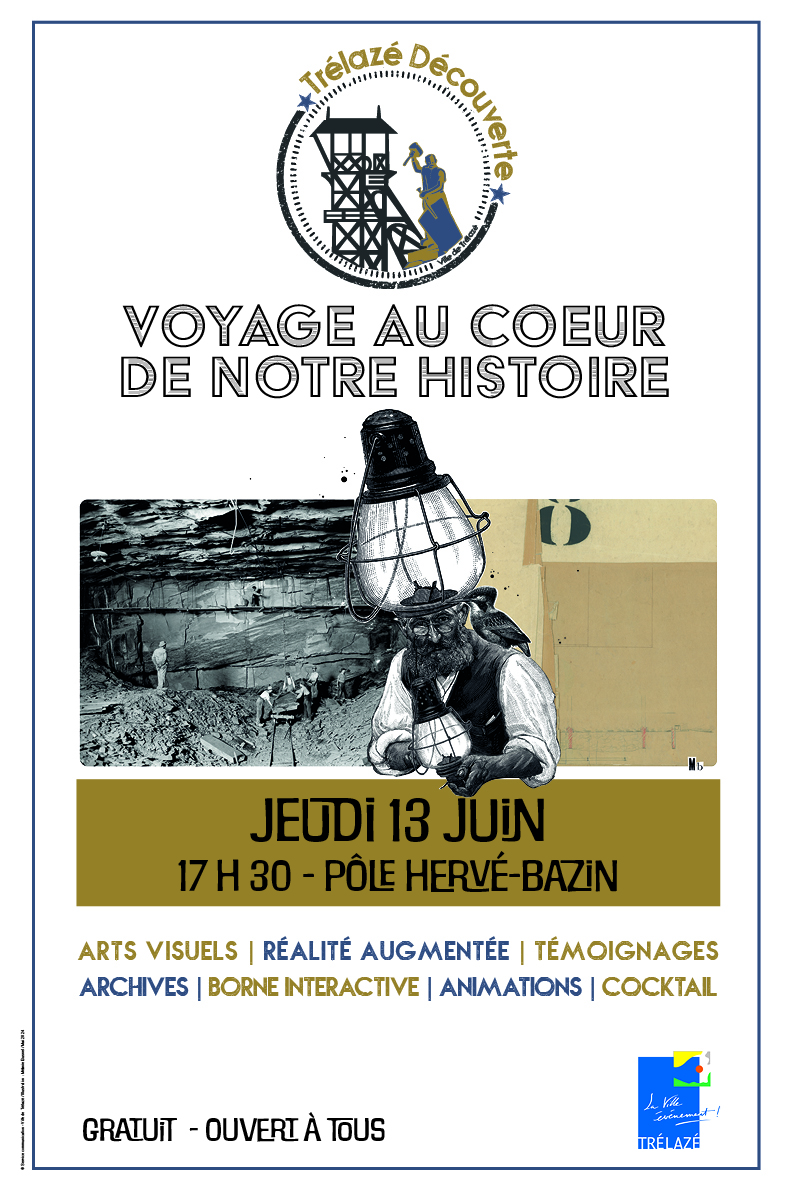 Image de l'évènement Lancement de Trélazé Découverte : exposition urbaine et voyage virtuel au cœur du patrimoine trélazéen