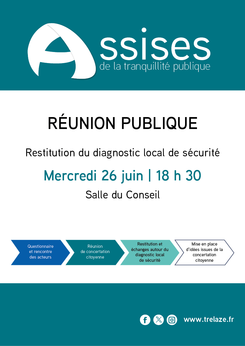 Image de l'évènement Assises de la tranquillité : restitution du diagnostic local de sécurité