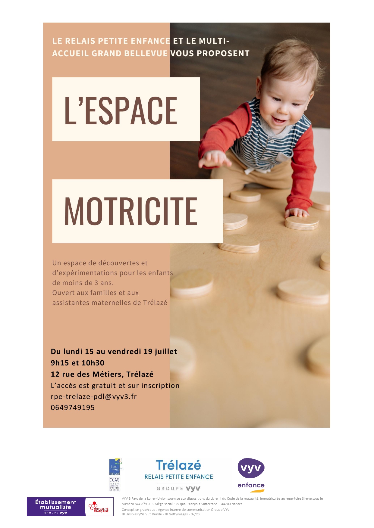 Image de l'évènement L’espace motricité | Découvertes et expérimentations pour les petits