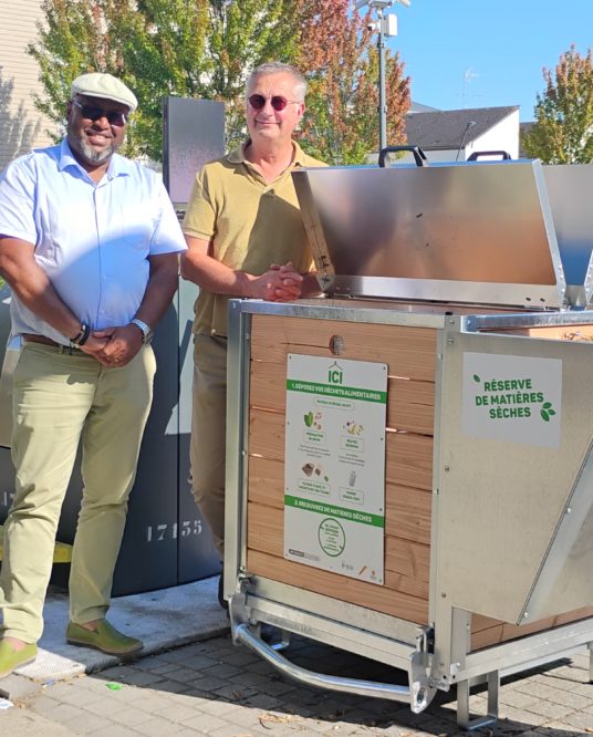 Image de l'article Des bornes de collecte de déchets alimentaires installées sur la ville