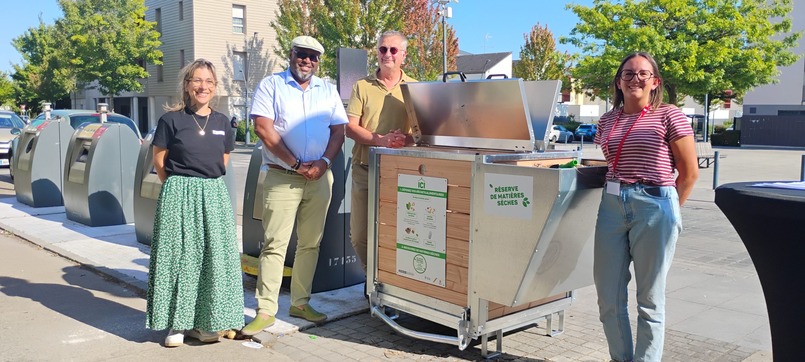 Image de l'article Des bornes de collecte de déchets alimentaires installées sur la ville