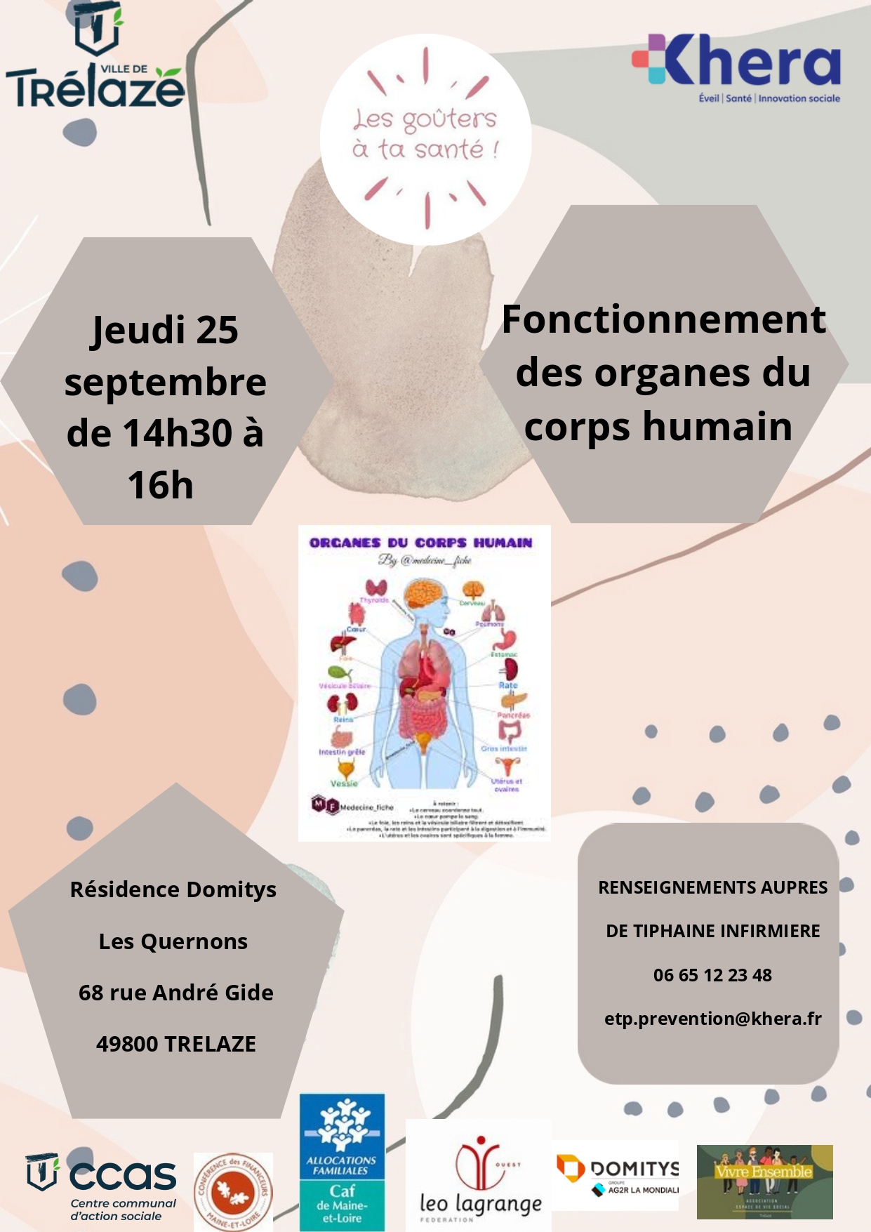 Image de l'évènement Les goûters à ta santé !