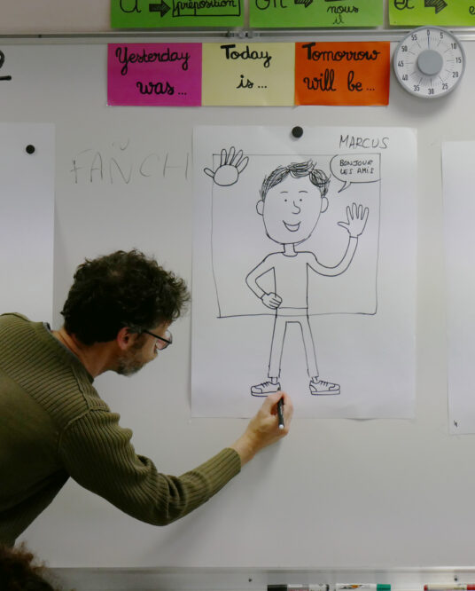 Image de l'article Des rencontres dans les écoles avec l’auteur de BD Fañch Juteau