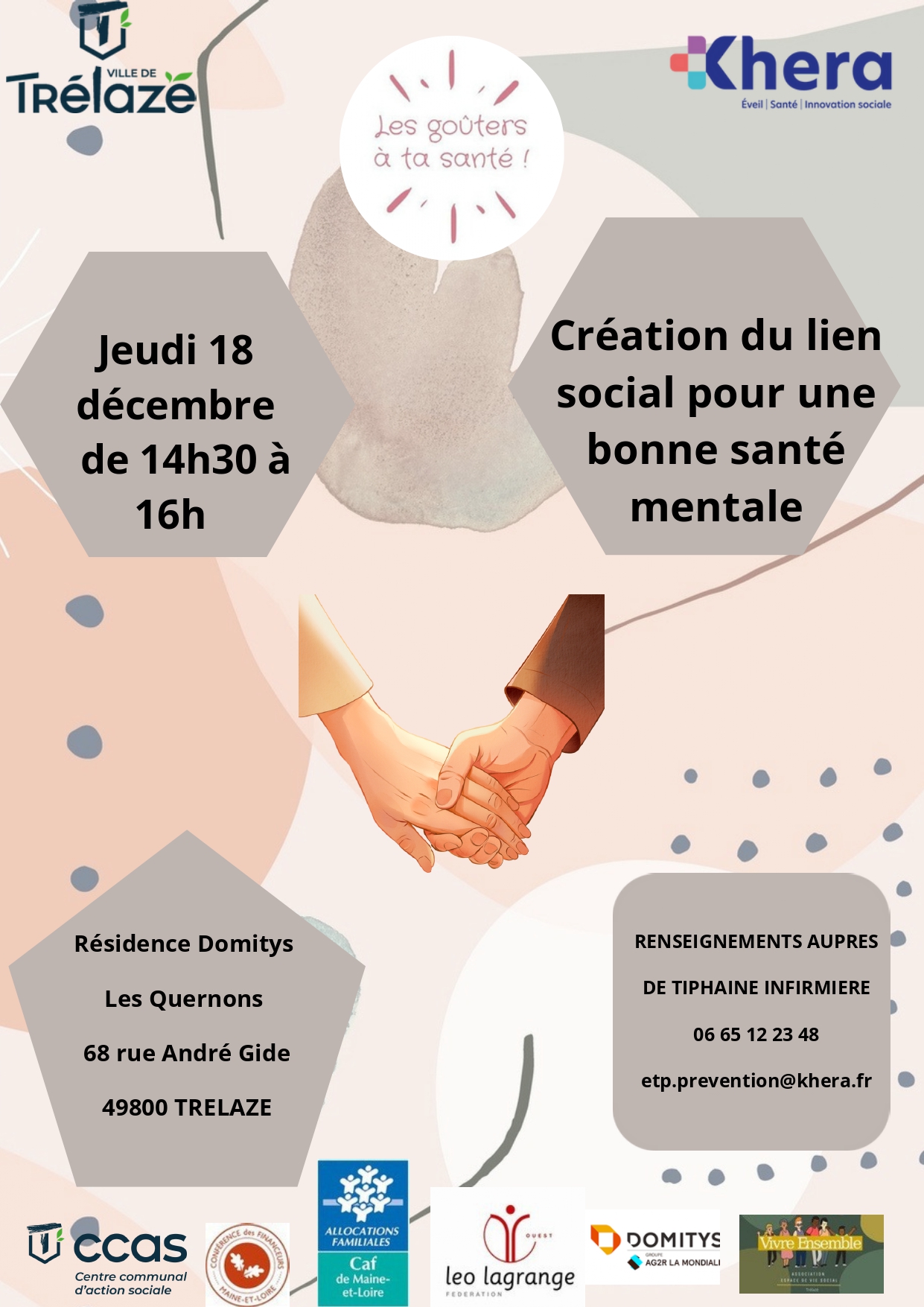 Image de l'évènement Les goûters à ta santé !