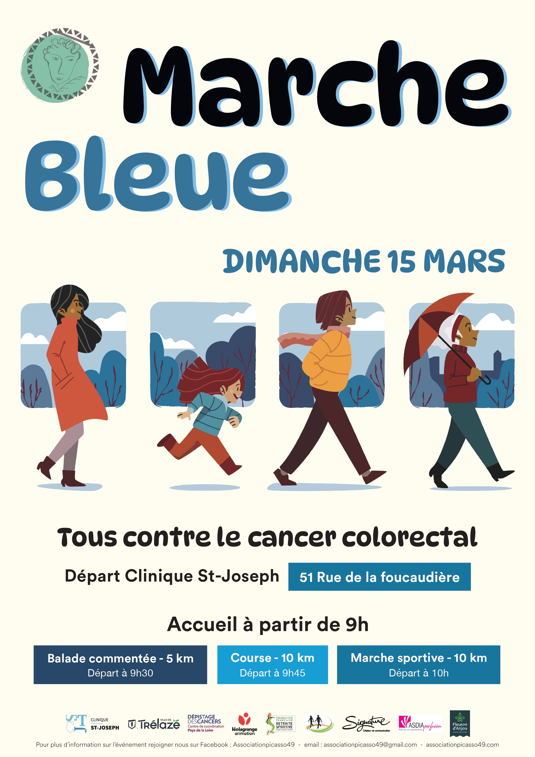 Image de l'évènement Une marche bleue pour la bonne cause !