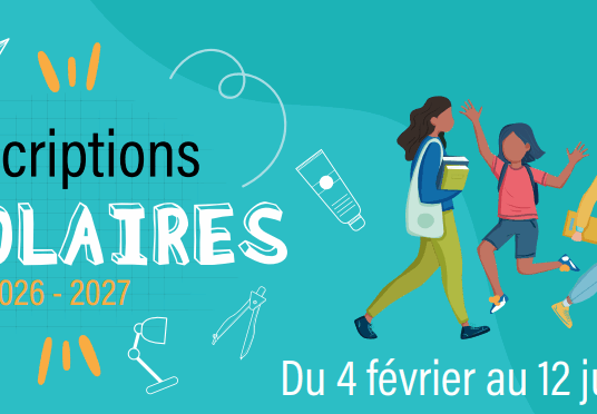 Image de l'article Inscriptions scolaires 2026/2027 du 4 février au 12 juin