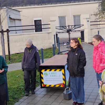 Photo de l'article Un nouveau point d’apport de biodéchets sur la ville.