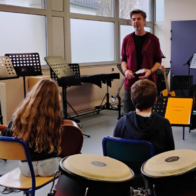 Photo de l'article La classe orchestre se prépare à la scène