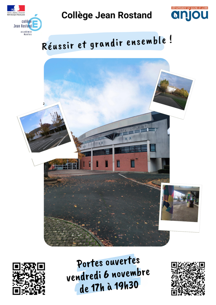 Image de l'article Prochaines portes ouvertes du collège Jean-Rostand