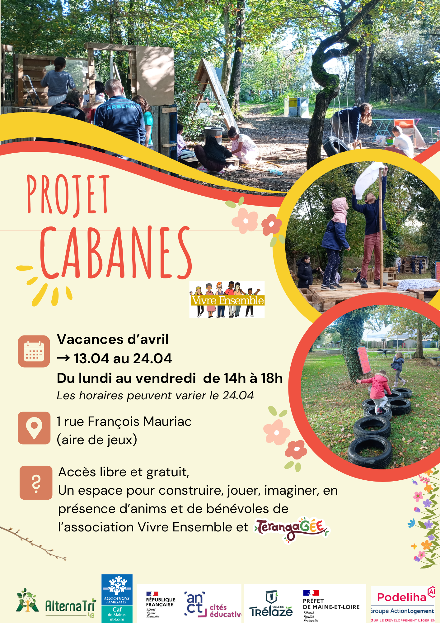 Image de l'évènement Projet cabanes