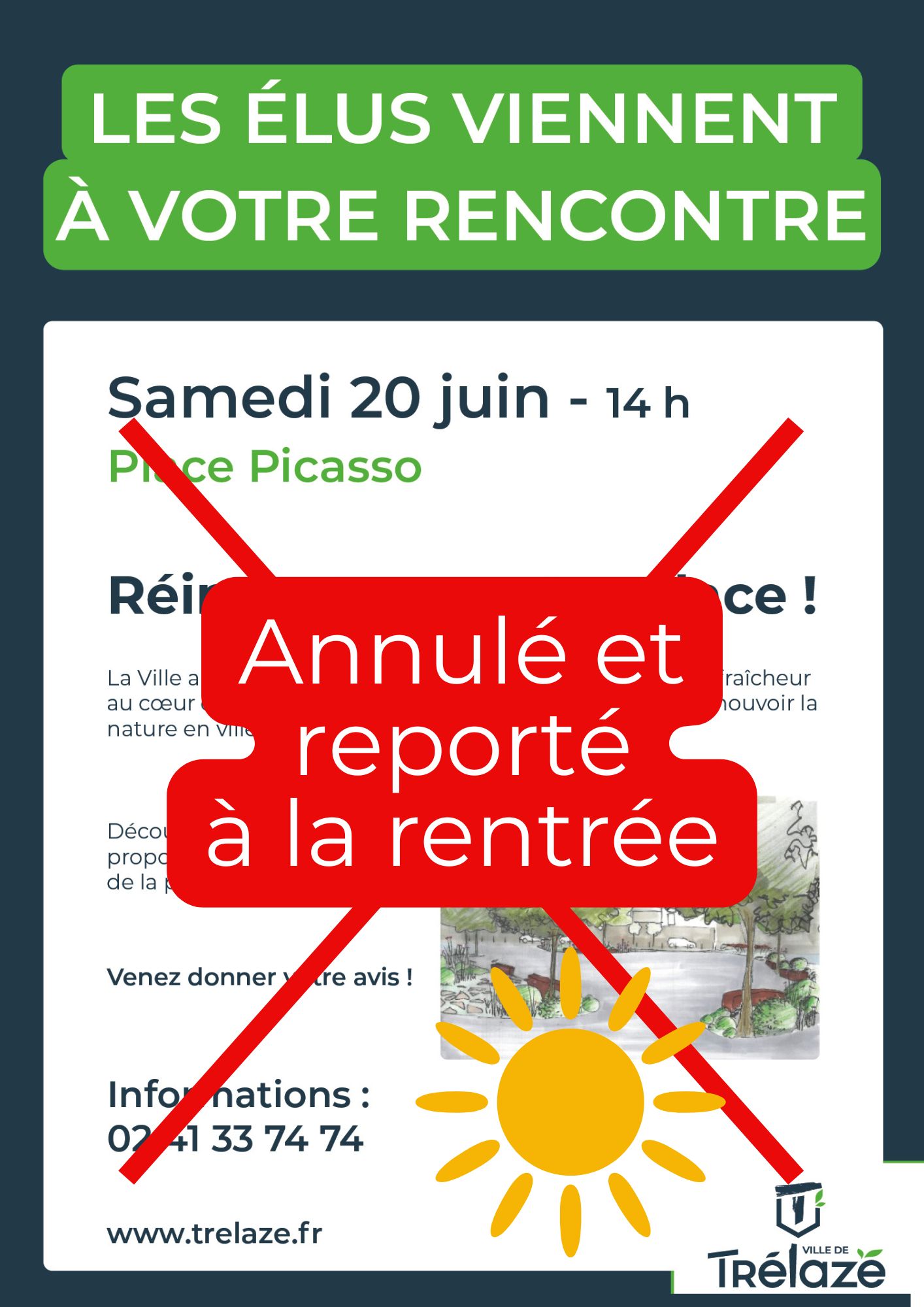 Image de l'évènement ANNULÉ // Les élus viennent à votre rencontre