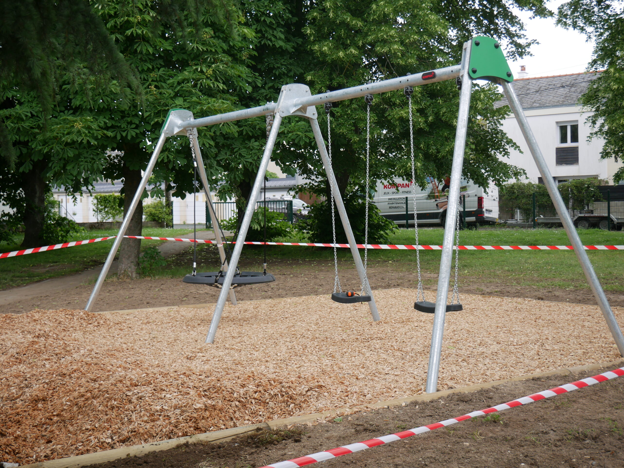 Image de l'évènement Budget participatif : inauguration de la balançoire au parc Beaumanoir