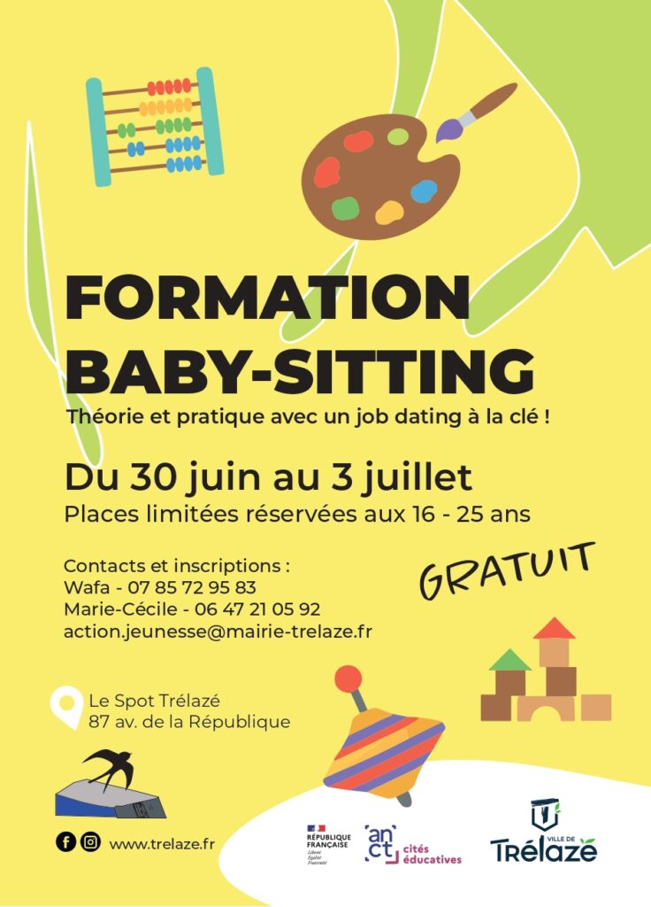 Image de l'article Formation Baby-Sitting au Spot