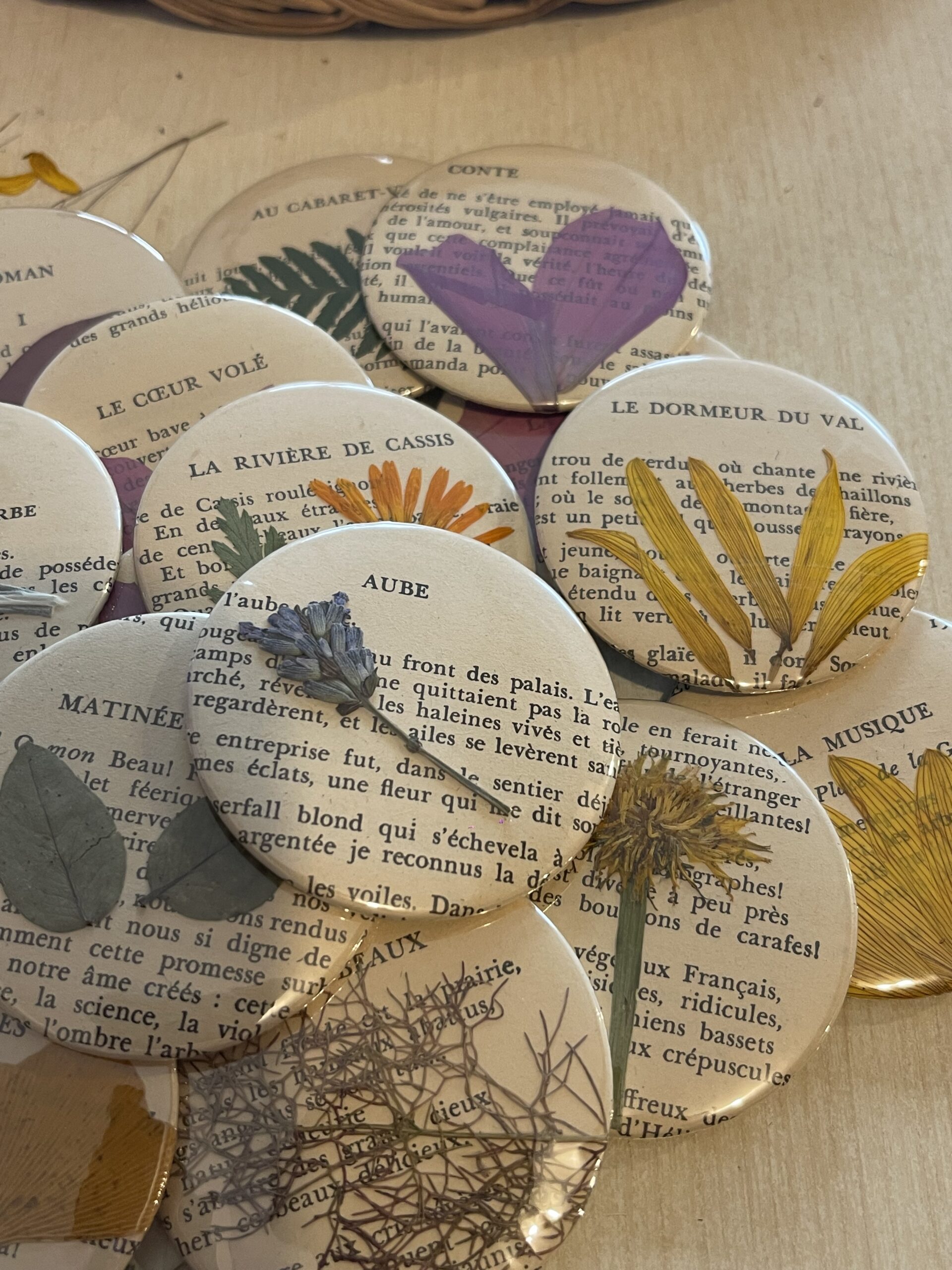 Image de l'évènement Atelier de création de badges botaniques avec Wisteria