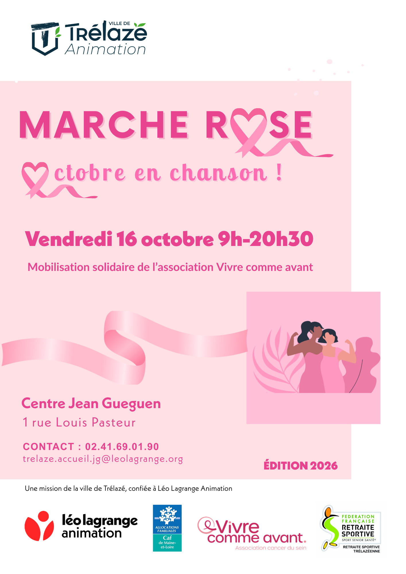 Image de l'évènement MARCHE ROSE – Octobre en chanson