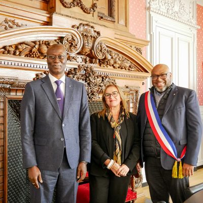 Photo de l'article L&rsquo;ambassadeur de Sénégal en visite à Trélazé