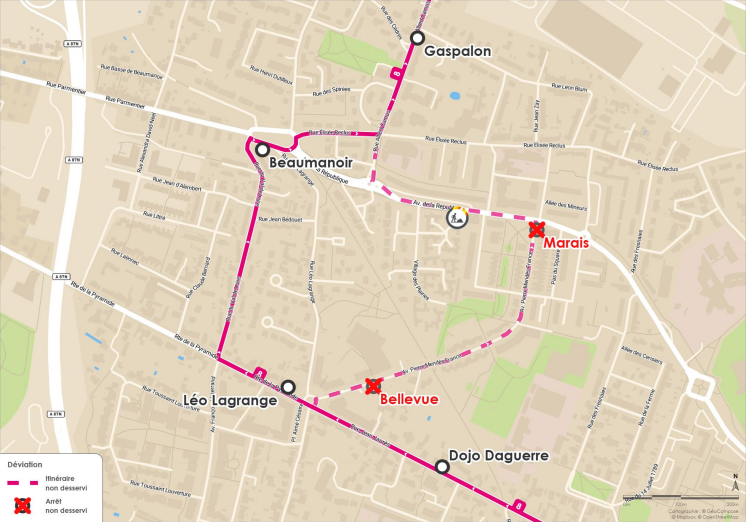 Image de l'article Info trafic : Ligne 8 du 26 au 30 octobre